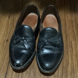 Allen Edmonds Grayson Black Leather Tassel Loafers Size 8.5 Made in the USA